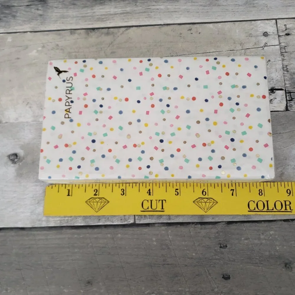 NWT - Papyrus Confetti Paper Napkins - Set of 32